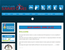 Tablet Screenshot of lewisclarkgames.org